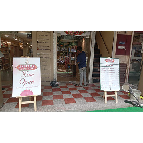 Restaurant Standee - Application: Commercial