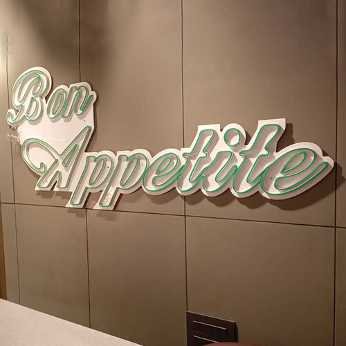 Acrylic Neon Board - Application: Industrial