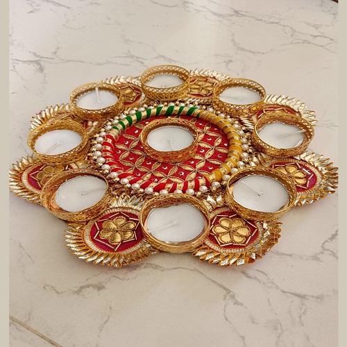 Rangoli tealight  candle holder