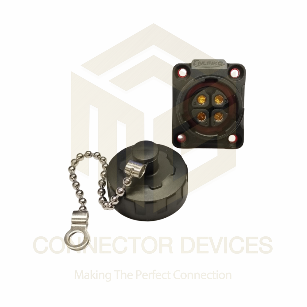 YM20 20A 4Pin Female Socket IP68 Waterproof Power Connector