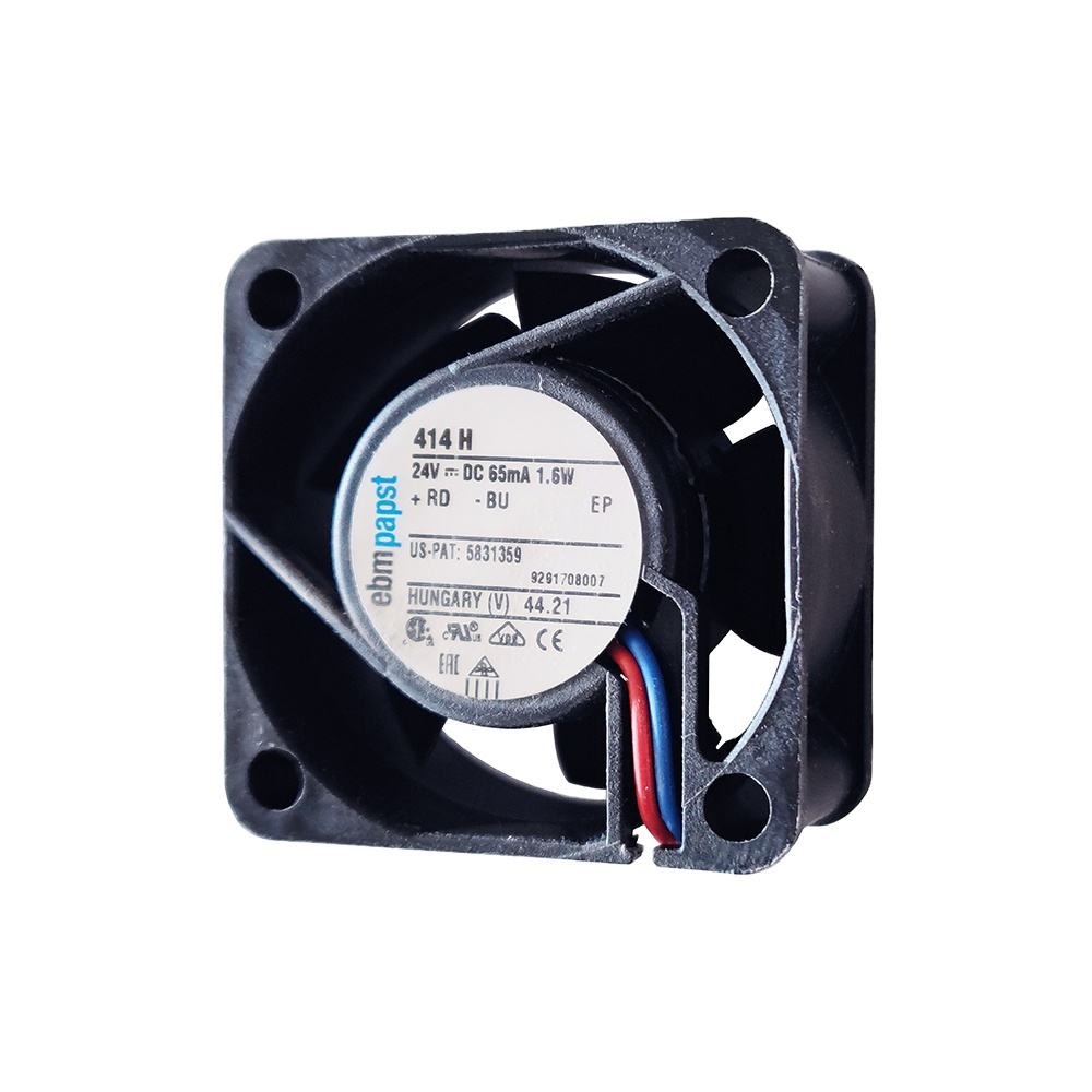 ebmpapst 414H 40*40*20mm 24V DC 4020 4cm 13.5m3/h 1.6W 71mA 8100rpm Ball Bearing Cabinet Mini Micro Axial Cooling Fan