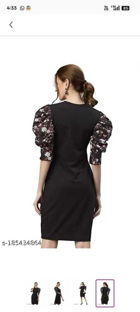 women fancy party dress midd/knee