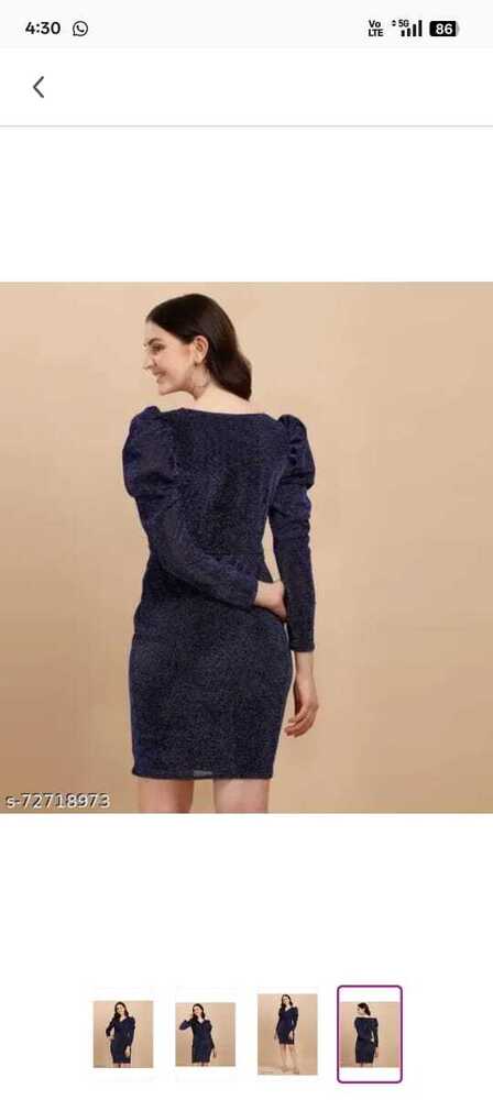 women fancy party dress midd/knee