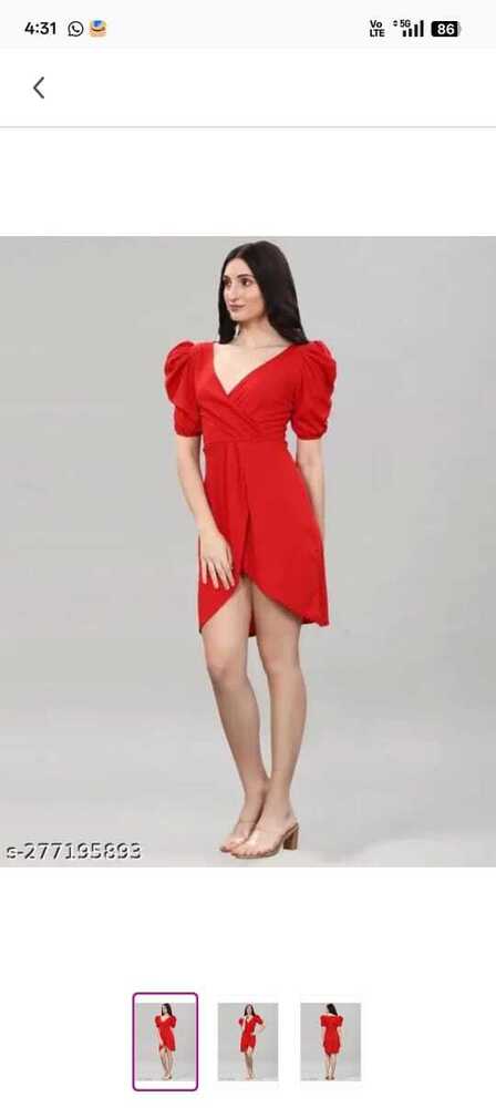 women fancy party dress midd/knee