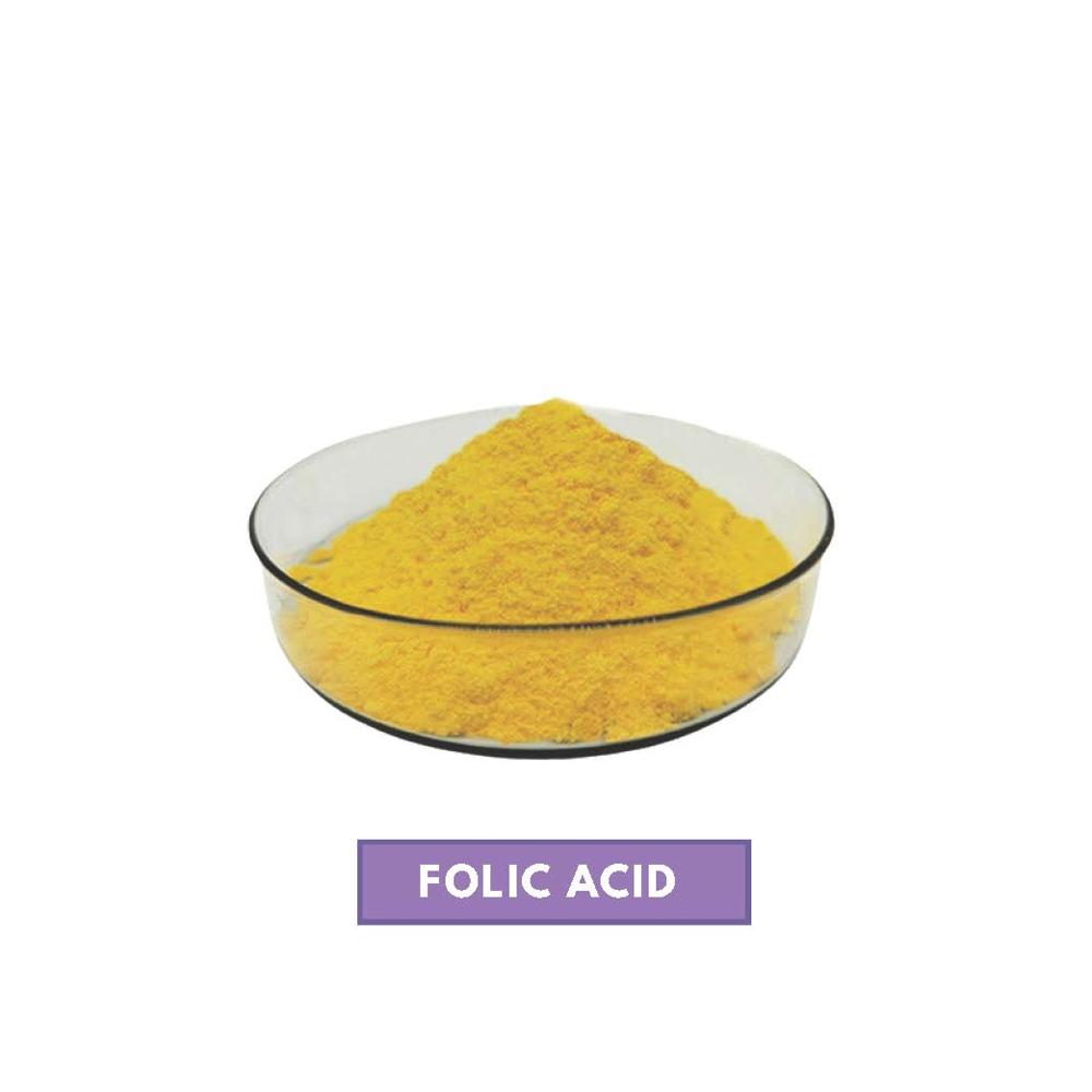 Folic Acid Powder - 90%-95% Purity, Quick Release, 25 Kg Bag | Promotes Plant Growth, Enhances Fruit Quality, Boosts Nutrient Absorption