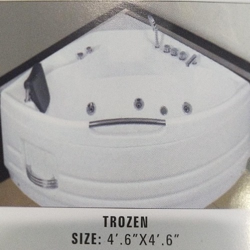 Appollo Trozen 4.6 X 4.6 Ft. Bath Tub - Color: White