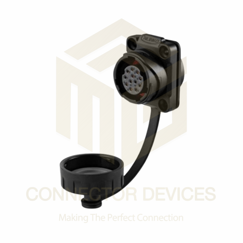 YM20 5A 12Pin Female Socket IP68 Waterproof Power Connector Flange Mount Plastic Shell Solder Terminal