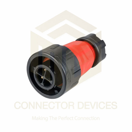 YM24 25A 4Pin Male Plug IP67 Waterproof Power Connector Plastic Shell Solder Terminal