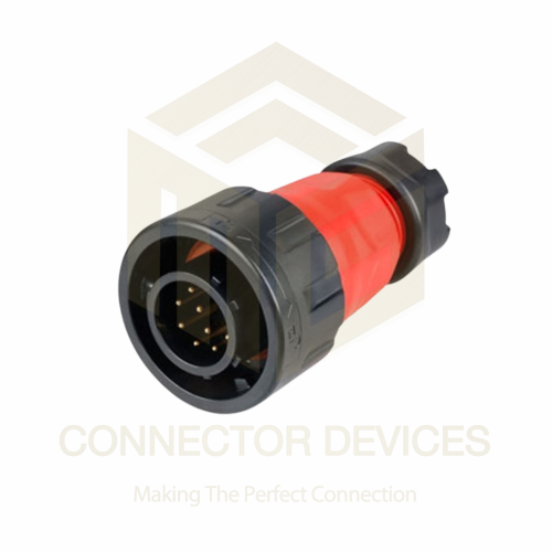 YM24 10A 10Pin Male Plug IP67 Waterproof Power Connector Plastic Shell Solder Terminal