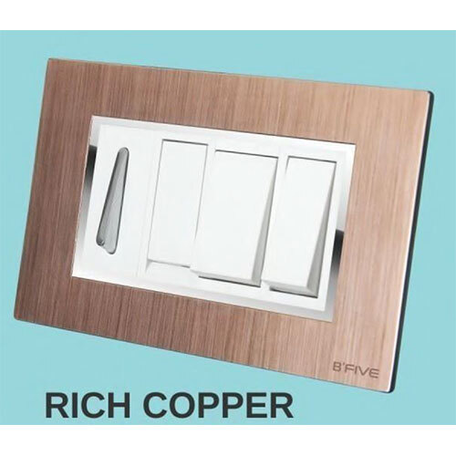 Switch Plate | Rich Copper Modular Plates Premium Design