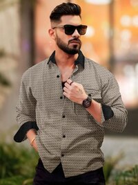 stylish printed mens shirts