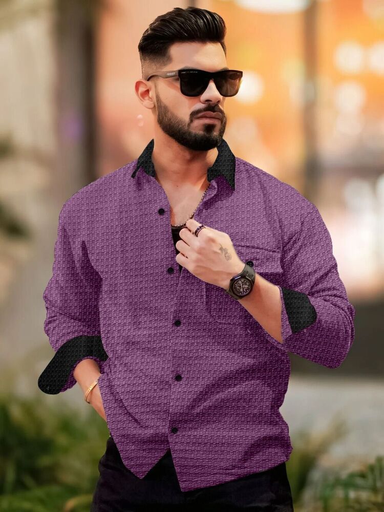 stylish printed mens shirts