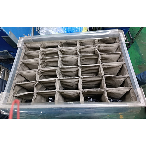 Pp Bin With Fabric Packet - Color: As Per Availability