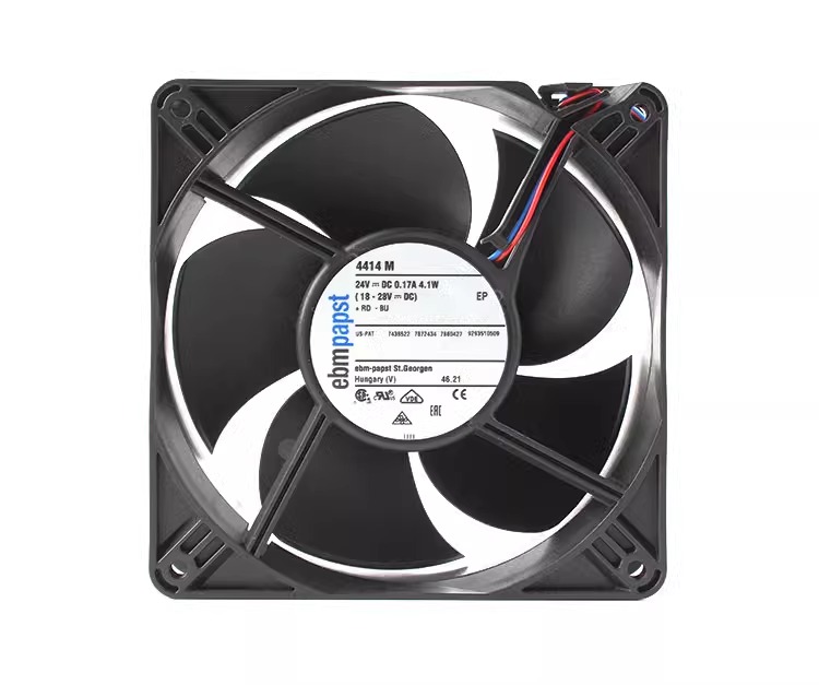 Ebmpapst 4414M 12038 120*120*38mm 24V DC 4.1W 3300rpm Ball Bearing Cooling Fan Axial Flow Fans for Cabinet Cooling