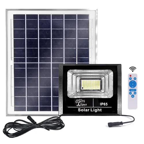 100W Solar Led Flood Lighting System - Application: Commercial