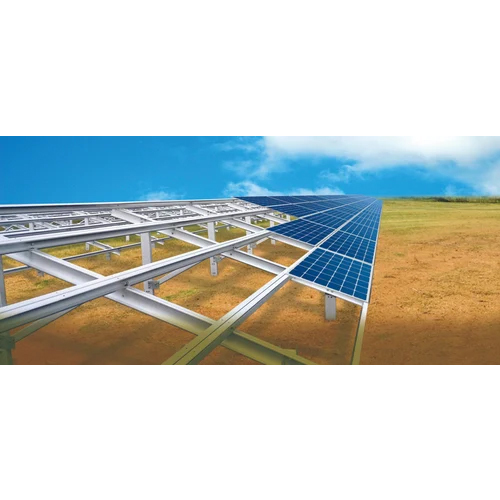 Aluminium Solar Panel Roof Top Mounting Structure - Application: Industrial