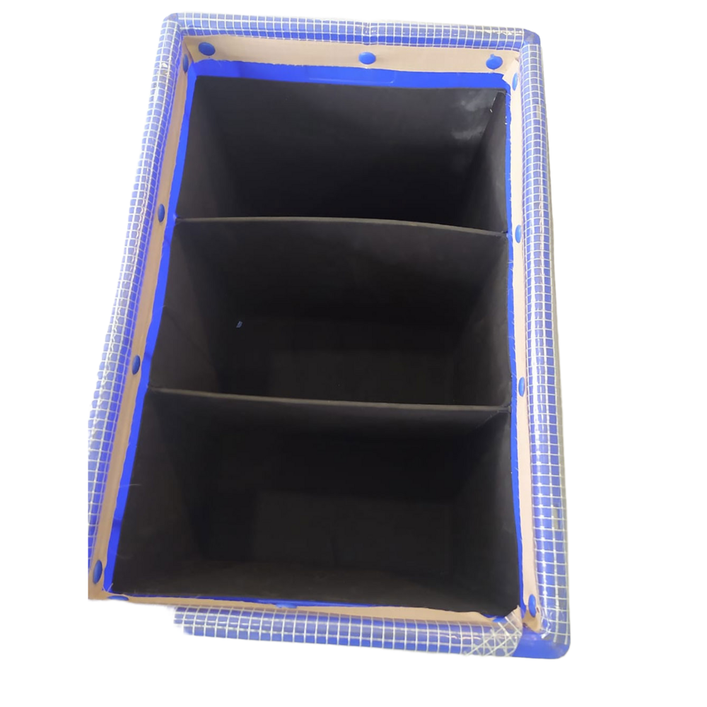 Pp Bin With Fabric Packet - Coating Type: Coated