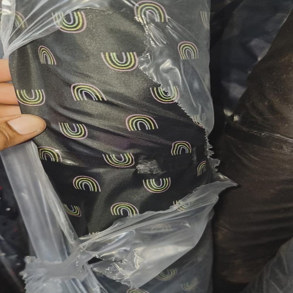 Parinted Aster Roll Bag - Feature: High Tearing Strength