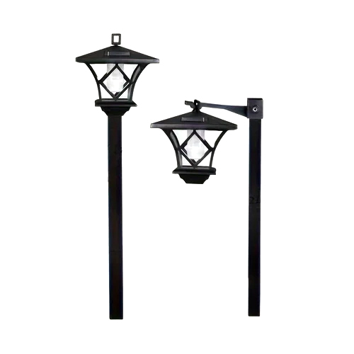 24-Solar Lamp Post - Color: Black