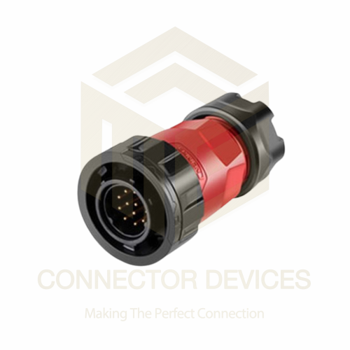 YM20 5A 12Pin Male Plug IP68 Waterproof Power Connector Plastic Shell Solder Terminal