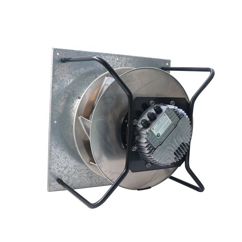 Ebmpapst K3g450-aq24-01 M3g150-f 450mm 2040rpm 2730w Air Handling Unit Fan Ahu Project Ec Fan Retrofit Centrifugal Cooling Fan - Color: Silver