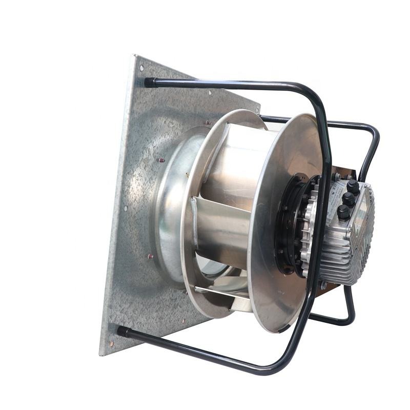 Ebmpapst K3g450-aq24-01 M3g150-f 450mm 2040rpm 2730w Air Handling Unit Fan Ahu Project Ec Fan Retrofit Centrifugal Cooling Fan - Color: Silver