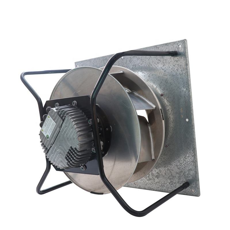 Ebmpapst K3g450-aq24-01 M3g150-f 450mm 2040rpm 2730w Air Handling Unit Fan Ahu Project Ec Fan Retrofit Centrifugal Cooling Fan - Color: Silver
