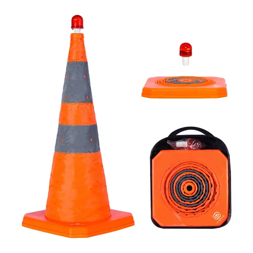 Traffic Cone With 1 Light
