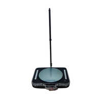 Vehicle Search Mirror - Color: Black And Silver