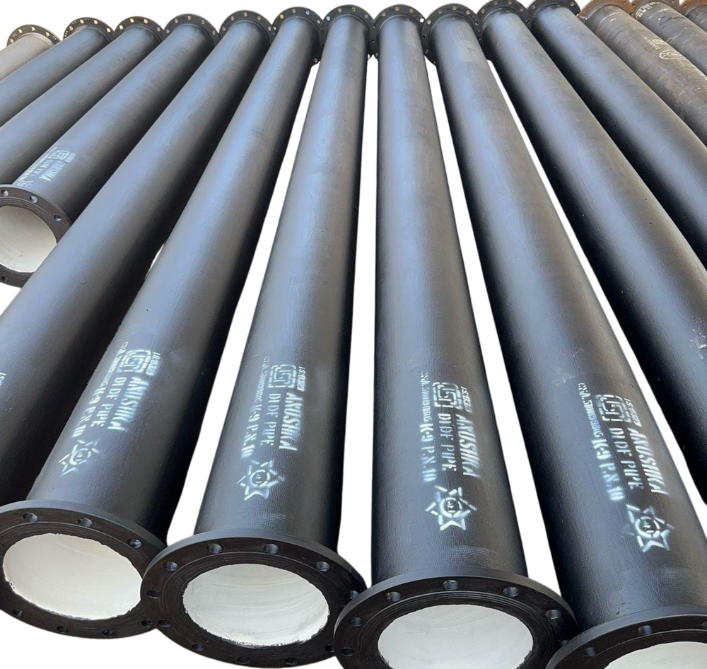 Ductile Iron Pipes - Stainless Steel Sleek Black Finish | Industrial Strength Painted Surface Treatment Warranty Included