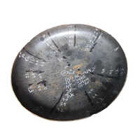Metal Dish End - Color: Silver