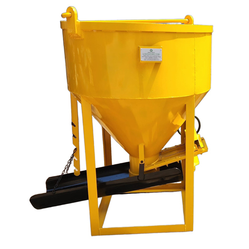 Tower Crane Concerte Bucket - Color: Yellow