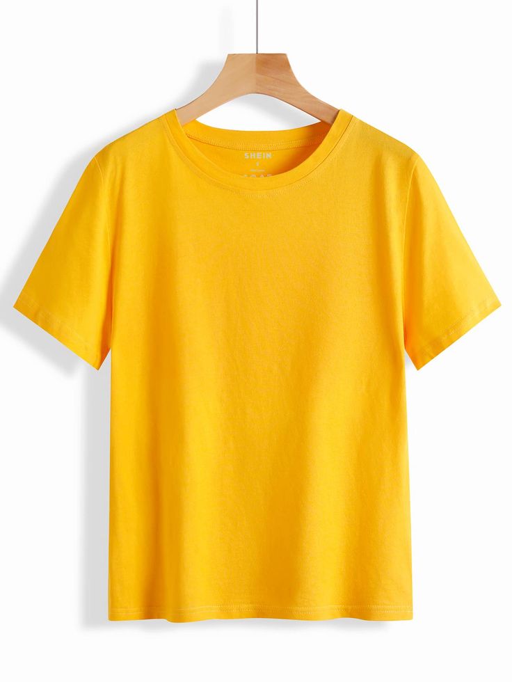 Cotton Round Neck T Shirt