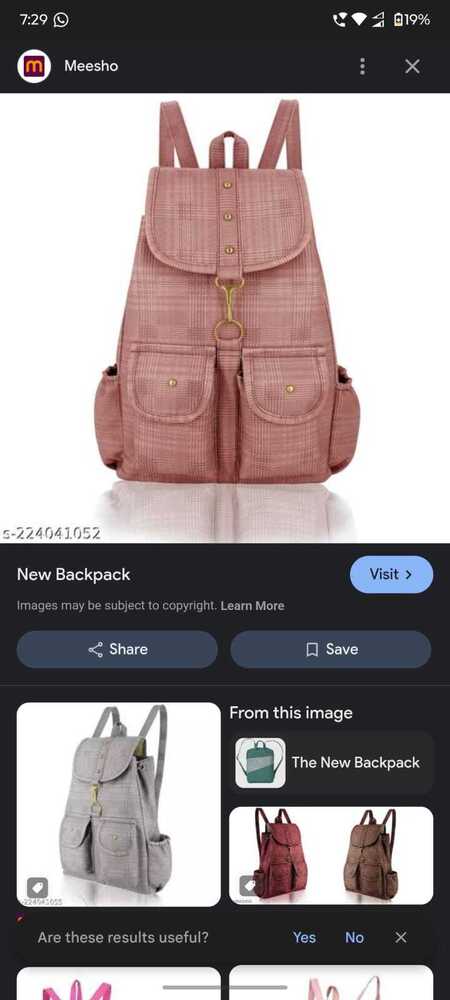 Girls back pack bags use for office, collage, job