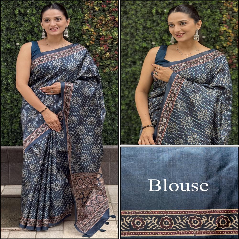 Printed Elegance saree