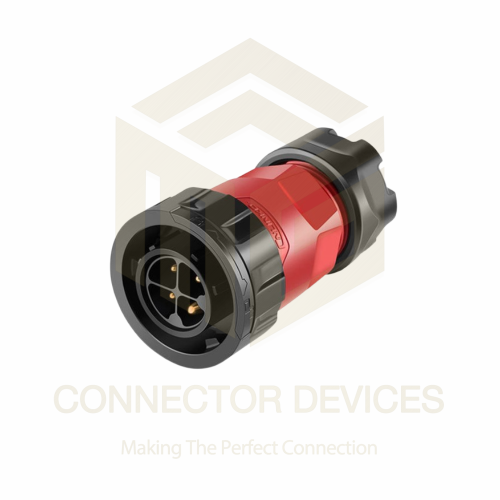 YM20 20A 4Pin Male Plug IP68 Waterproof Power Connector Plastic Shell Solder Terminal