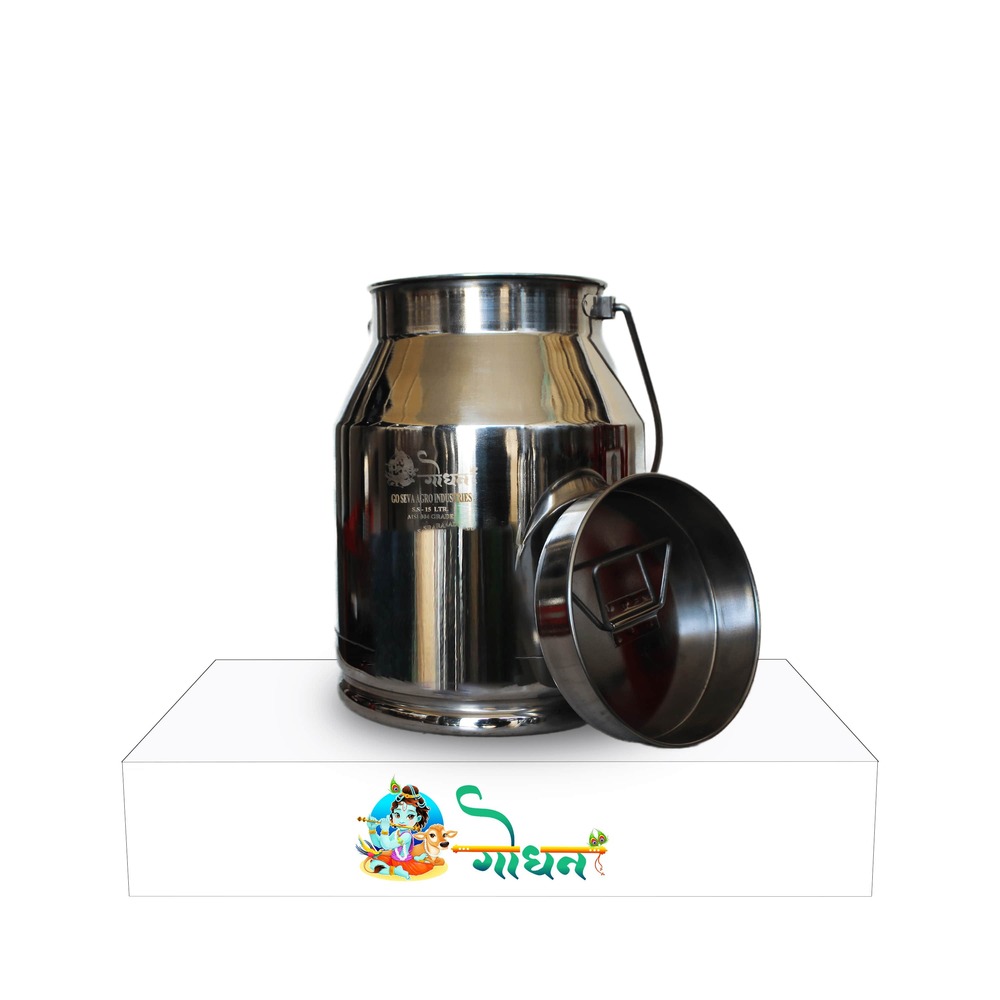 15 Ltr Can - Color: Silver