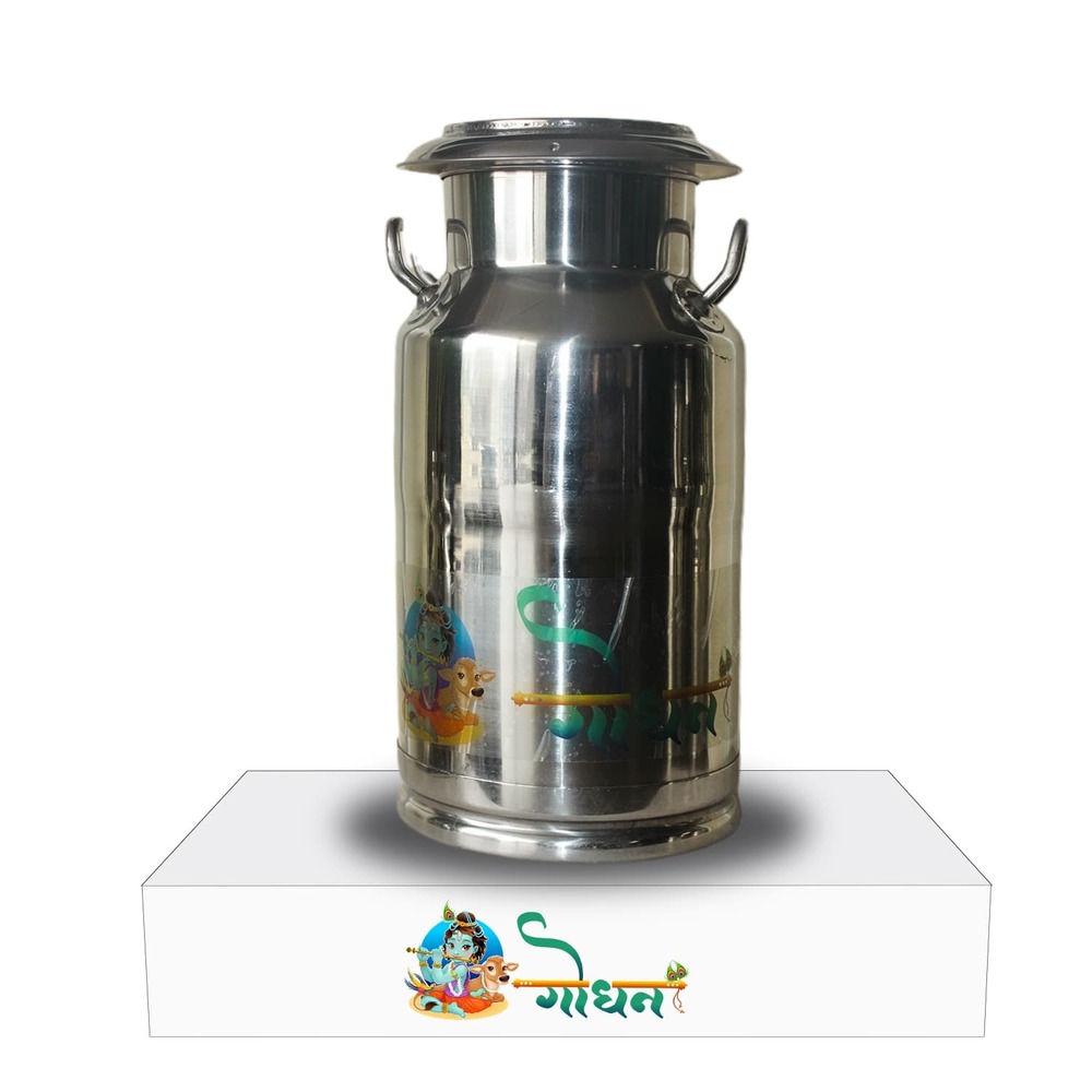 25 Ltr Can - Color: Silver