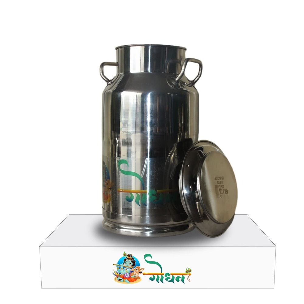 25 Ltr Can - Color: Silver