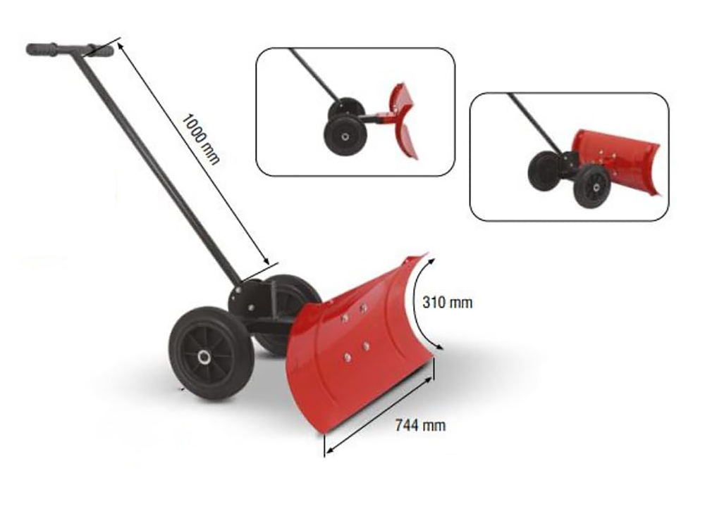 Cow Dung Scapper - Color: Red