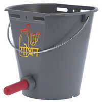 Single Neeple Feeding Bucket - Color: Grey