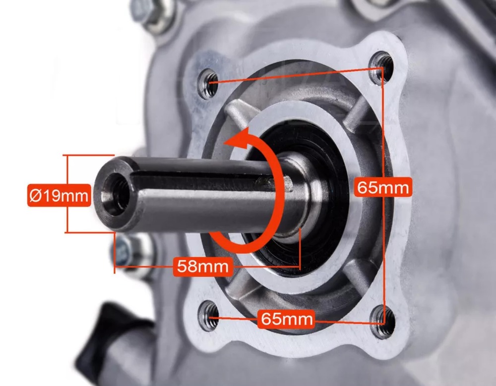 6.5 Hp Engine Self Start - Color: Red