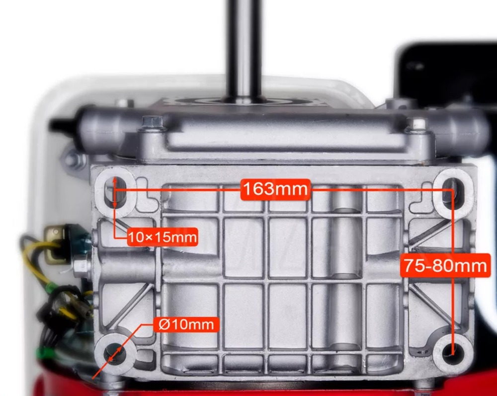 6.5 Hp Engine Self Start - Color: Red