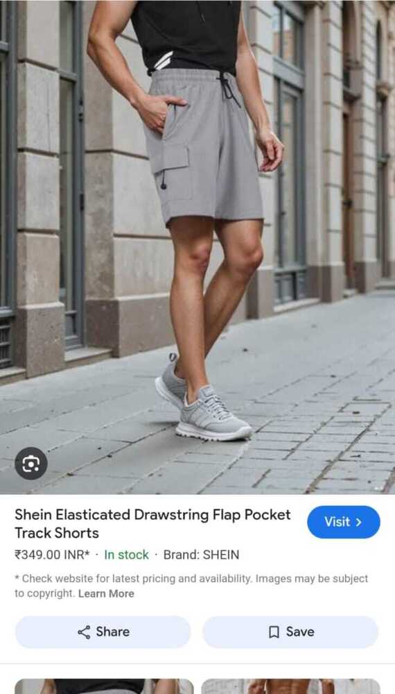 Stylish mens cargo half pants