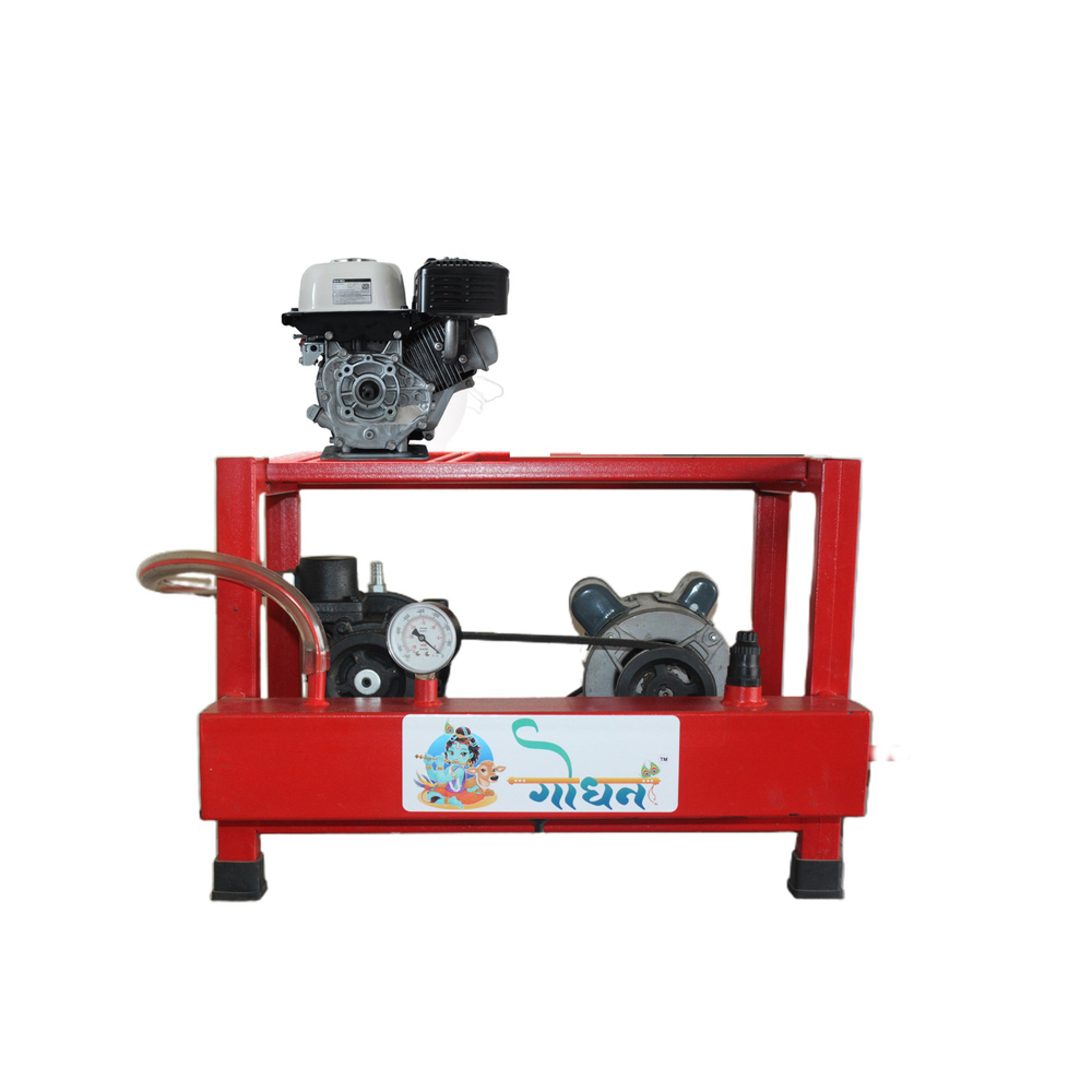 Gs 350 Oil Double Power Single Bucket Machine - Color: Silver And Red