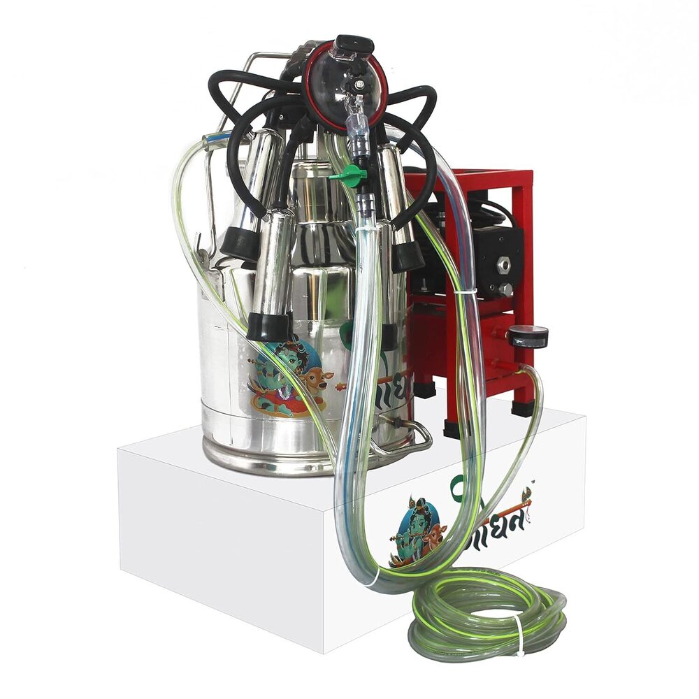 GODHAN GS 120 Oil Milking Machine For Cow (4 To 5 Cows)