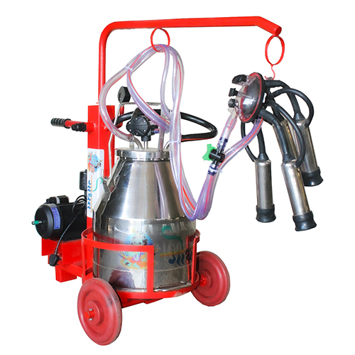 Godhan GS 150 Oil Milking Machine Trolley Model For 8 To 10 Cow & Buffaloes