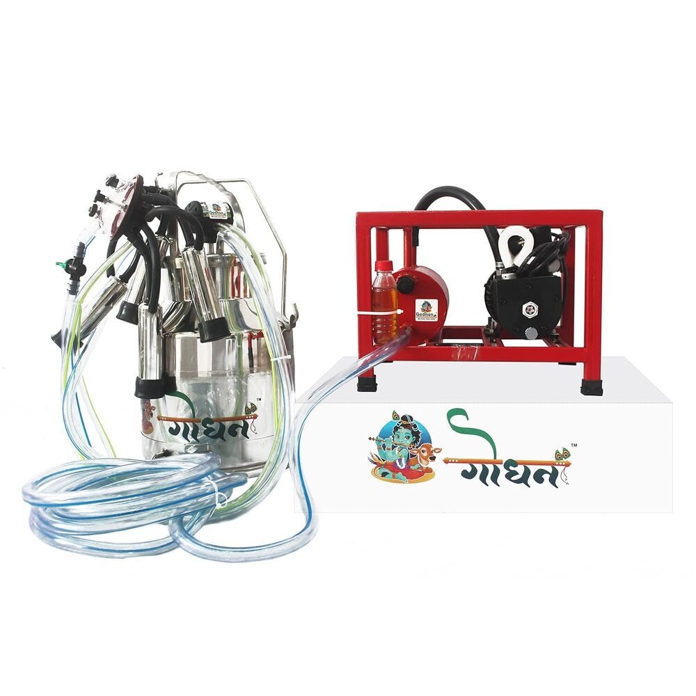 GODHAN GS 150 Oil Milking Machine For 8 To 10 Cow & Buffaloes