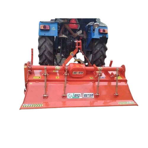 7 Feet Agricultural Rotavator - Color: Red