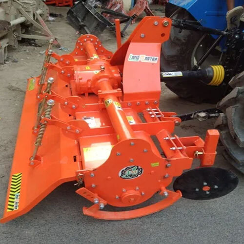 Tractor Rotavator - Color: Red